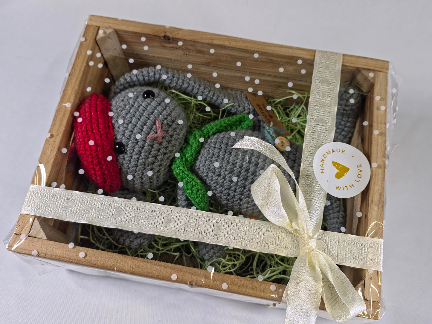 Gehaakte konijn – handgemaakt amigurumi knuffeltje | uniek cadeau