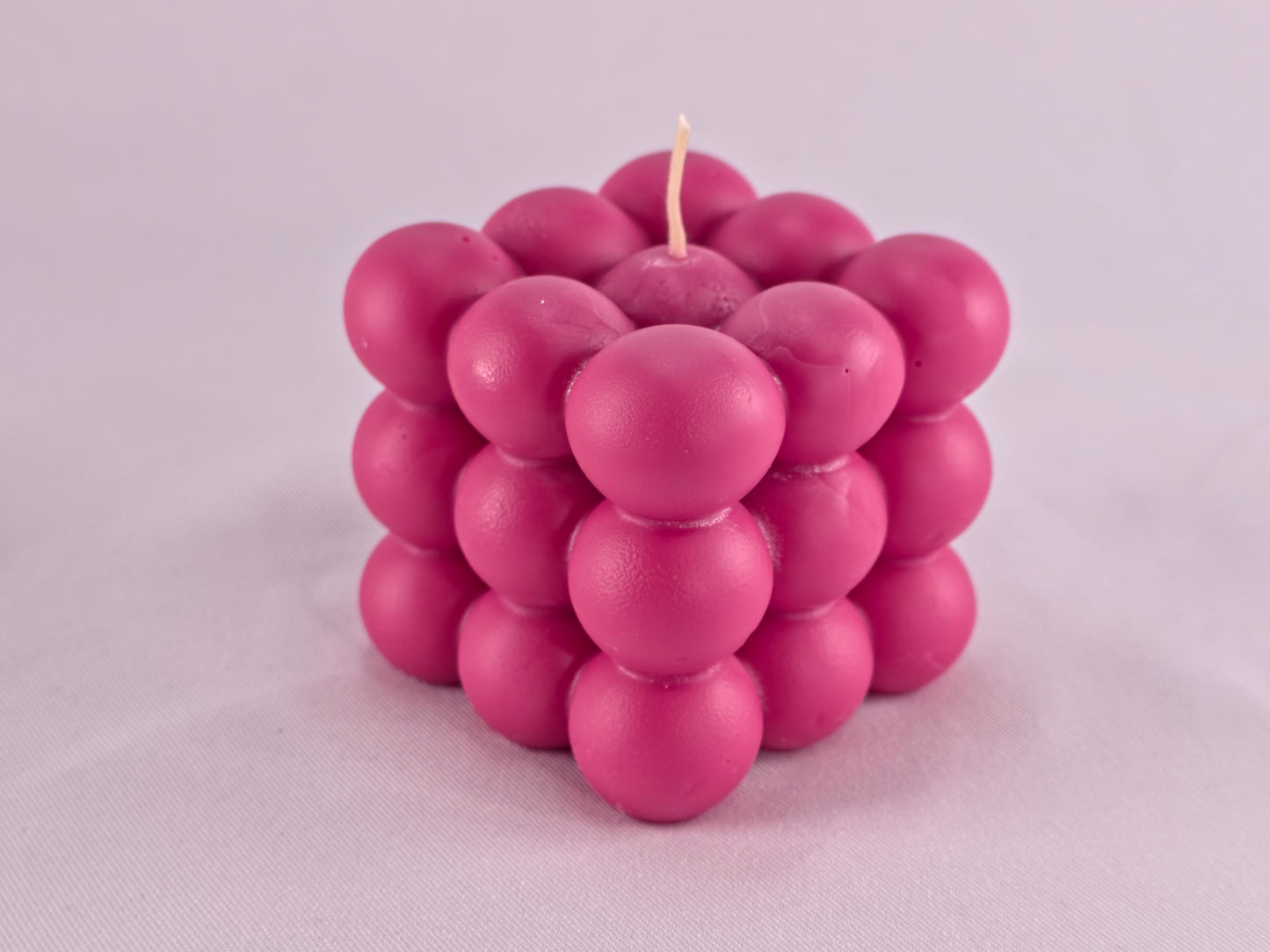Handgemaakte bubble kaars – sojawas
