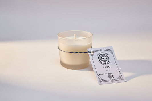 Geurkaars “La Vie” – handgemaakt van sojawas-(100 g) | Honeycomb