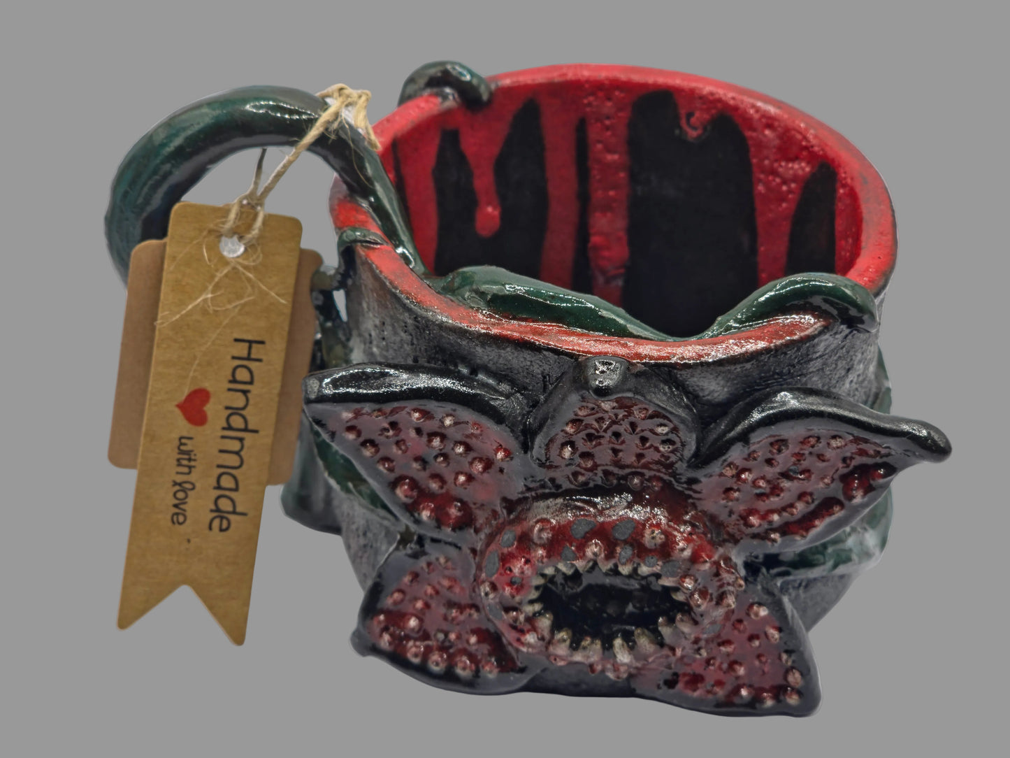 Stranger Things-Demogorgon Handgemaakte keramische mok – uniek design