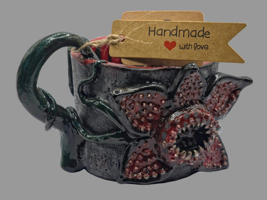 Stranger Things-Demogorgon Handgemaakte keramische mok – uniek design
