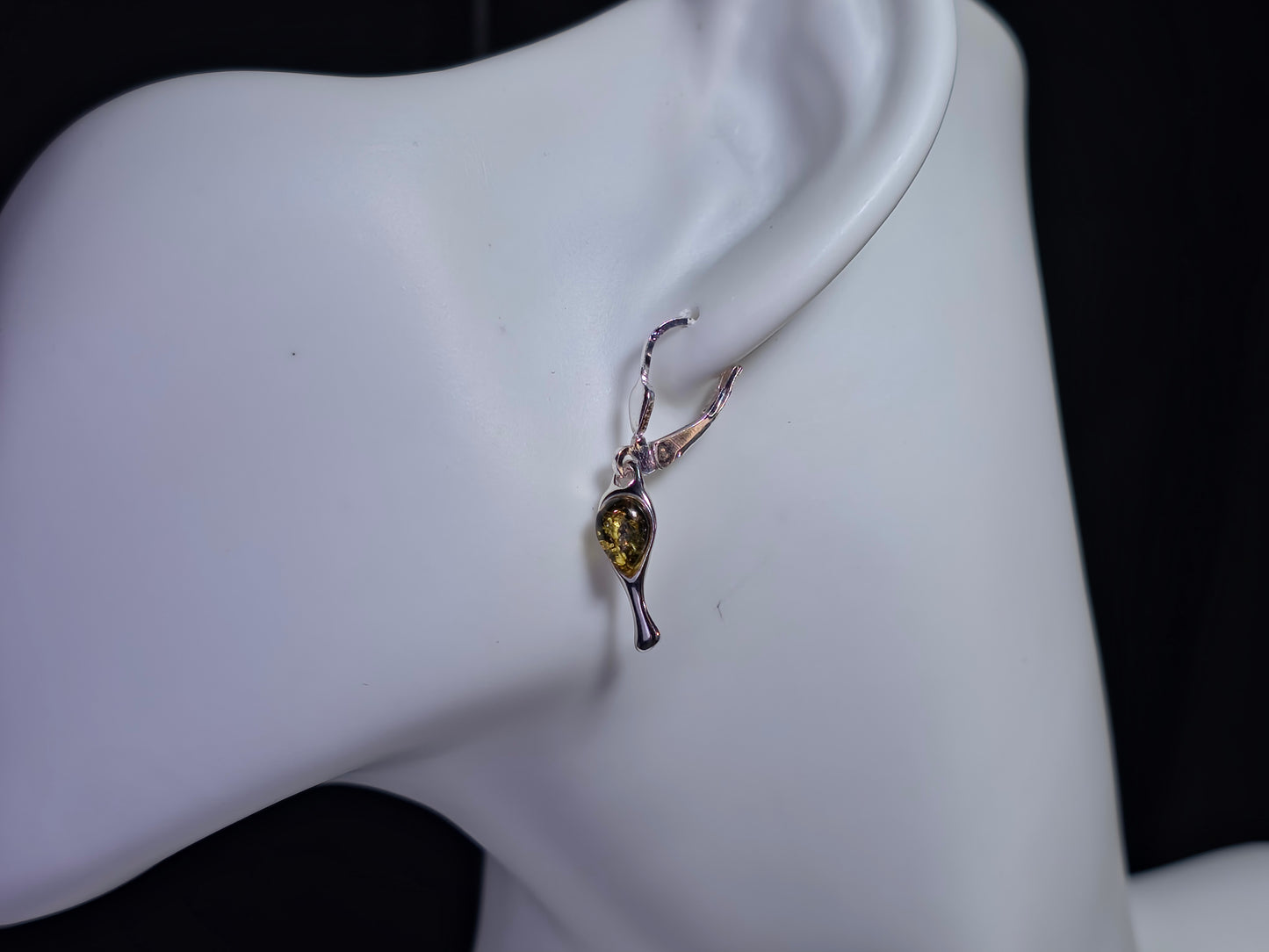 Exclusieve Sieradenset van 925 Sterling Zilver met Authentieke Baltische Barnsteen
