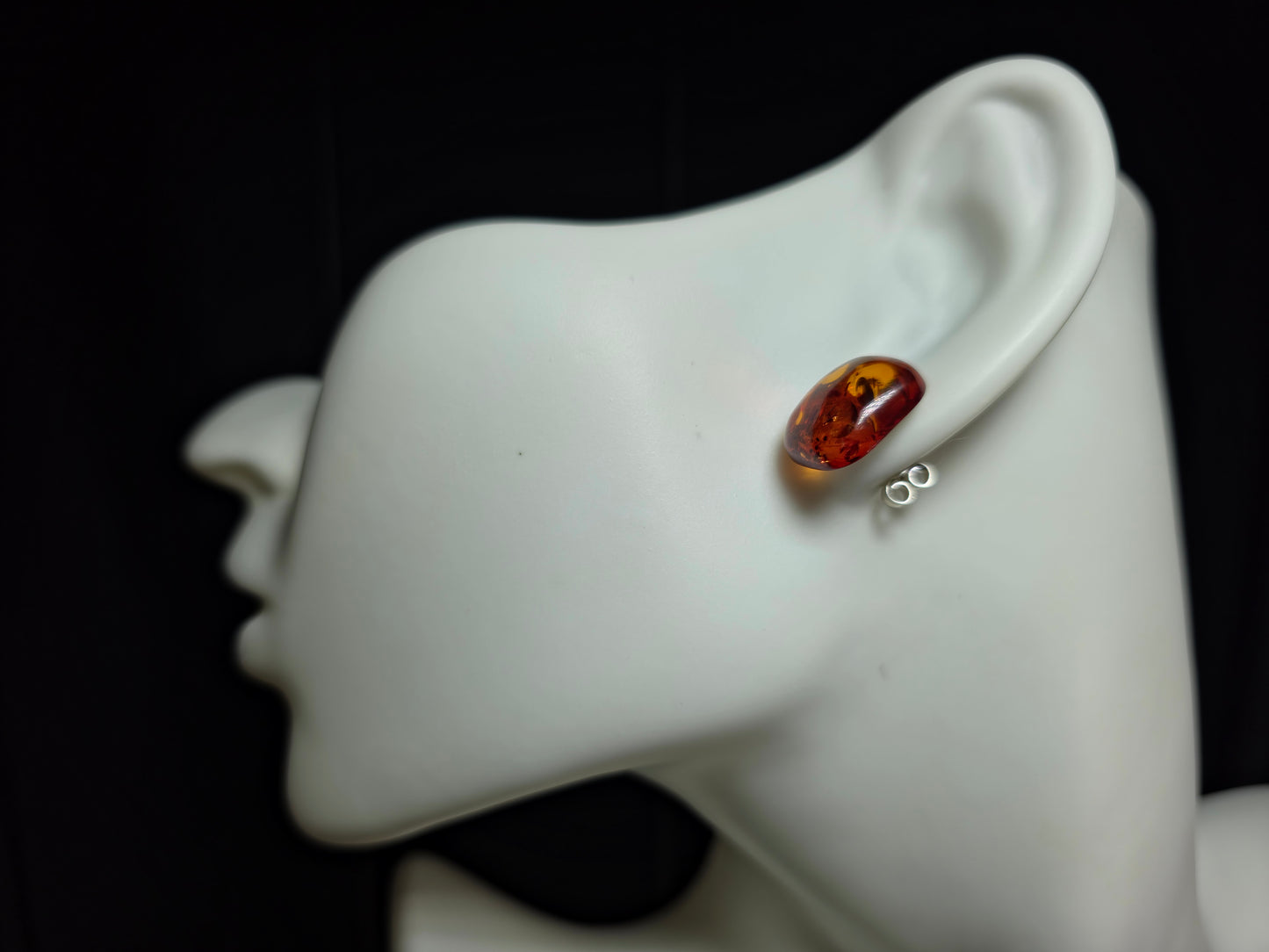 Exclusieve Oorstekers van 925 Sterling Zilver met Authentieke Baltische Barnsteen