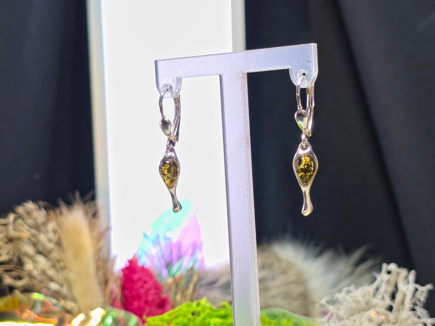 Exclusieve Sieradenset van 925 Sterling Zilver met Authentieke Baltische Barnsteen