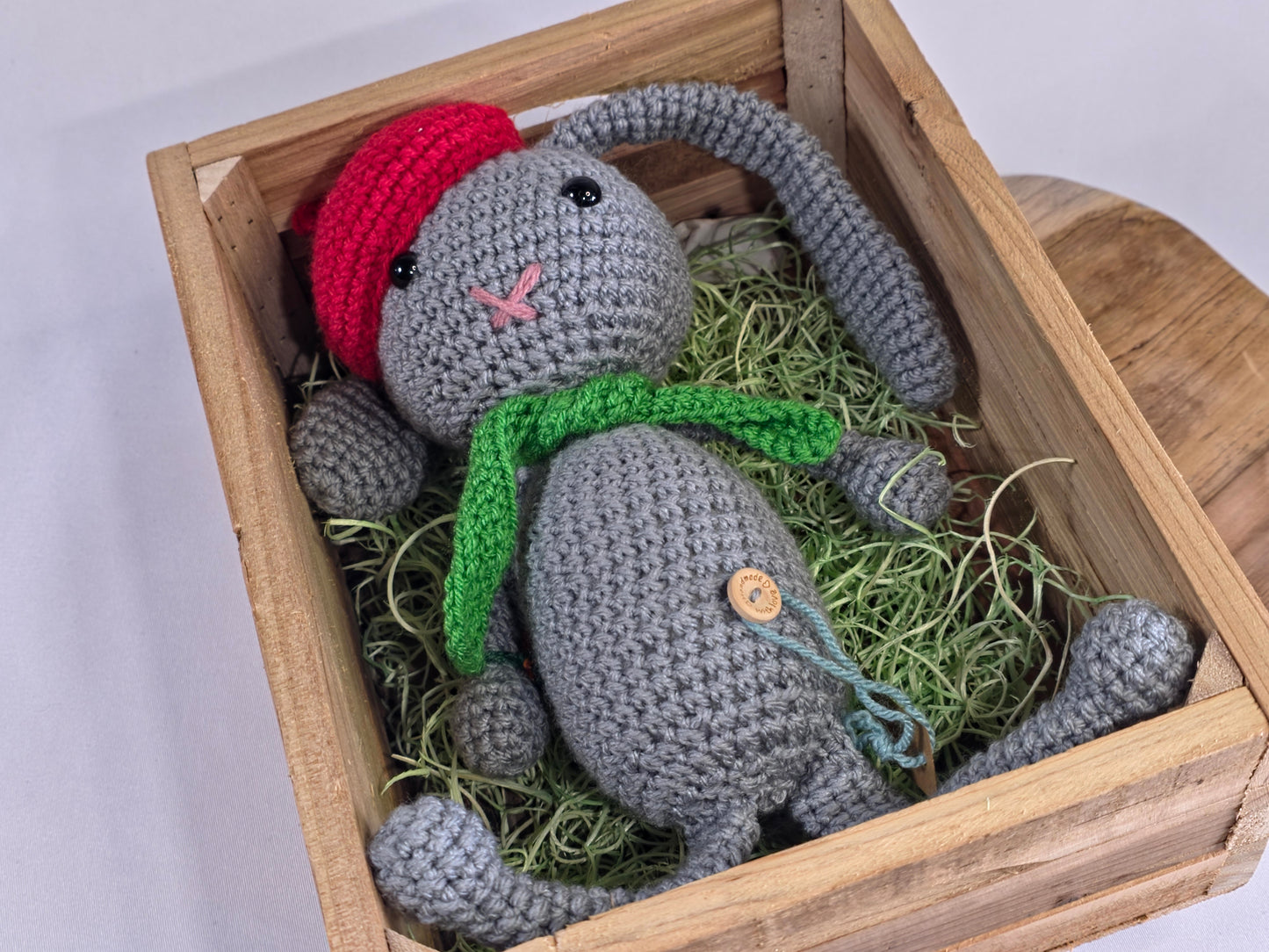 Gehaakte konijn – handgemaakt amigurumi knuffeltje | uniek cadeau