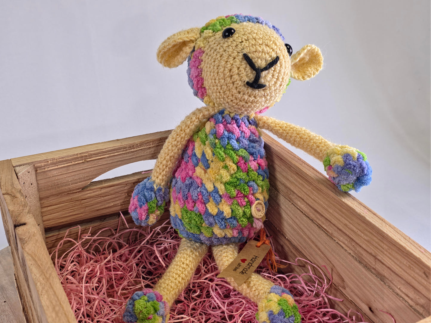 Gehaakte knuffel “Schaapje” – handgemaakt met liefde | uniek cadeau