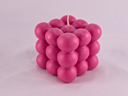 Handgemaakte bubble kaars – sojawas