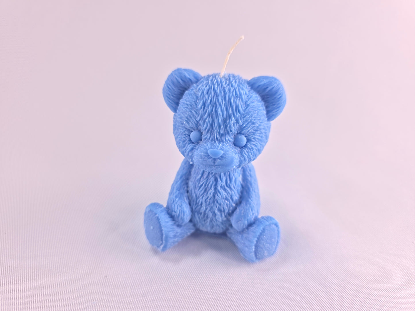 Handgemaakte teddybeer kaars – sojawas