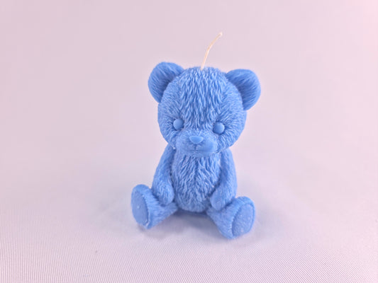 Handgemaakte teddybeer kaars – sojawas
