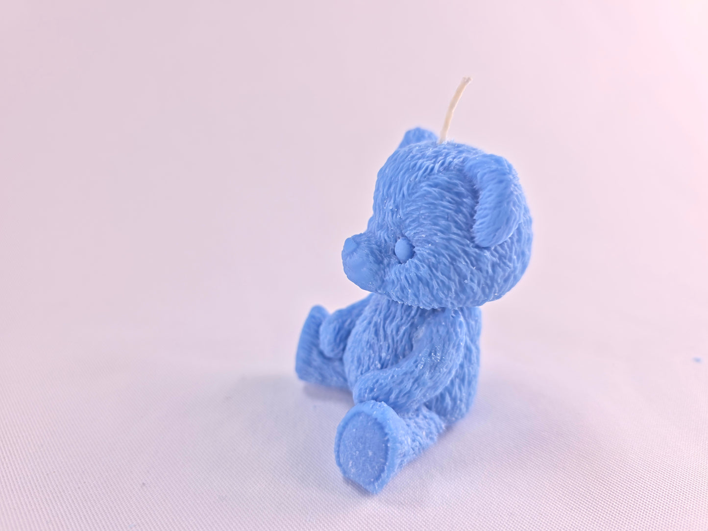 Handgemaakte teddybeer kaars – sojawas